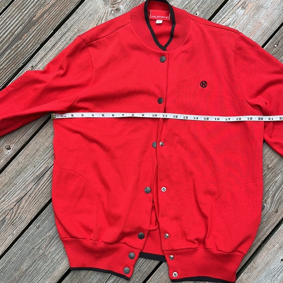 Halston III vintage sweater jacket M - Picture 8 of 11